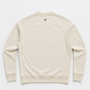Cream sweatshirt on a white background