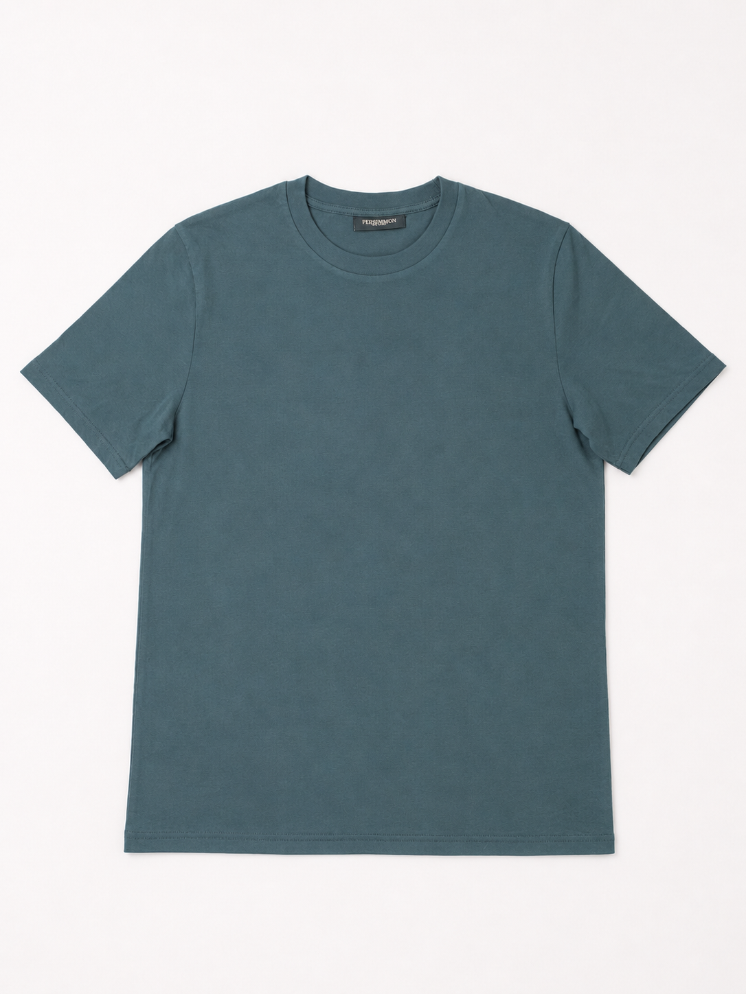 Plain green t-shirt on a white background